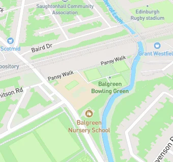 map for Balgreen Primary School