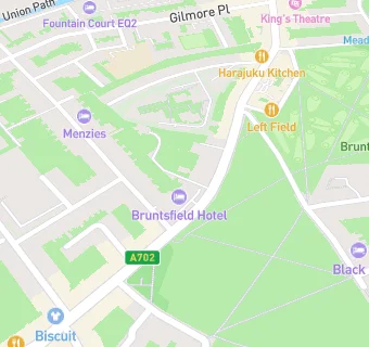 map for The Bruntsfield Hotel