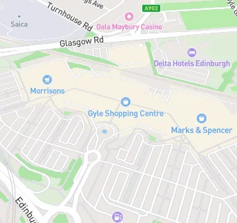 map for Morrisons PFS Gyle