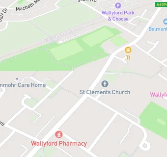 map for St Clements Church & Hall