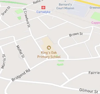 map for King's Oak Primary School