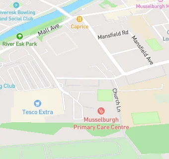 map for Musselburgh Bowling Club