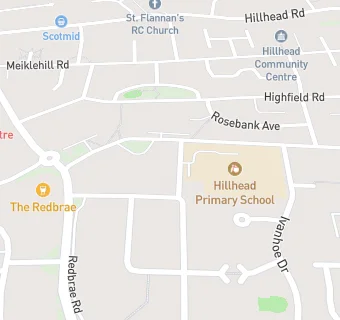 map for Hillhead Primary School