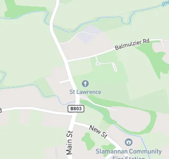 map for Slamannan Parish Church