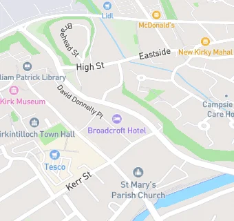 map for The Broadcroft Hotel