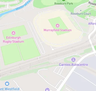 map for Scottish Rugby Union
