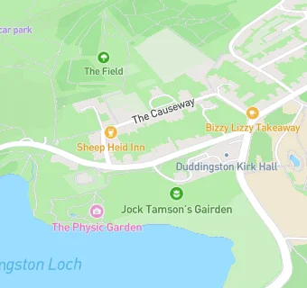 map for Duddingston Kirk Hall