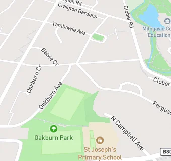 map for Oakburn Day Centre