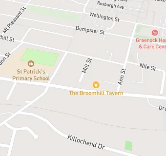 map for Broomhill Bar