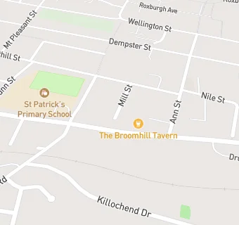 map for Broomhill Off Sales & Convenience Store