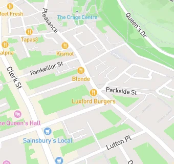 map for Luxford Burgers