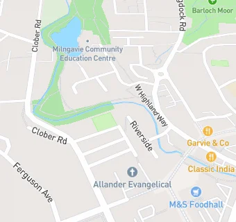 map for Claremont Bowling Club