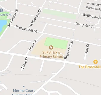 map for St Patrick's Primary School