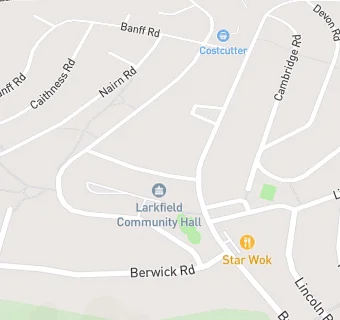 map for Larkfield & Braeside Community Foodshare