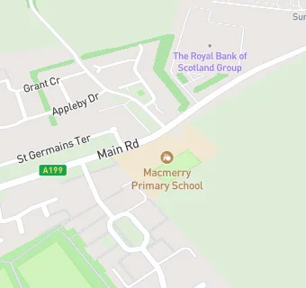 map for Macmerry Primary School