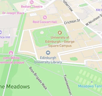 map for EDINBURGH UNIVERSITY LIBRARY