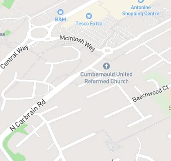 map for United Reformed Church