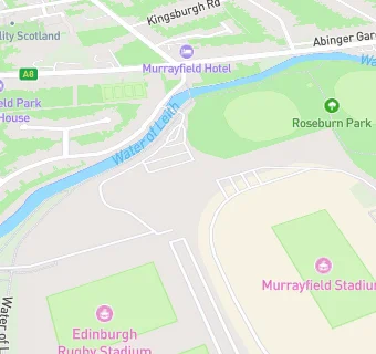 map for Murrayfield Ice Arena