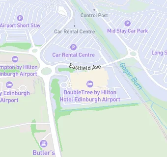 map for Doubletree By Hilton Edinburgh Airport