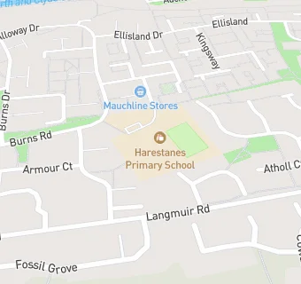 map for Harestanes Primary School