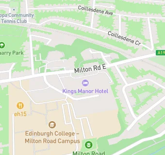 map for Kings Manor Hotel