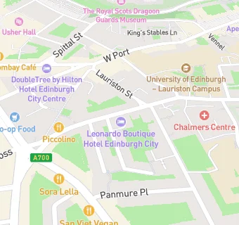 map for Leonardo Edinburgh City Hotel