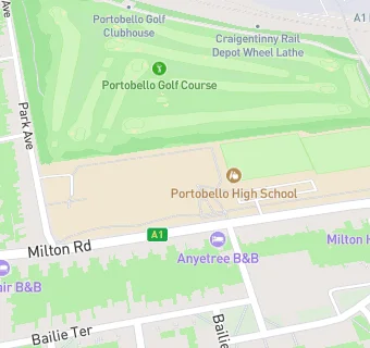 map for Portobello High School