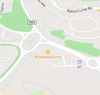 map for Broadwood Farm - Stonehouse Pizza and Carvery