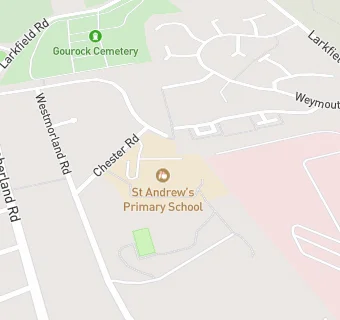 map for St Andrew's Primary School