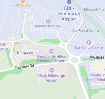 map for Hampton By Hilton Edinburgh Airport