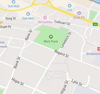 map for Wellpark Centre