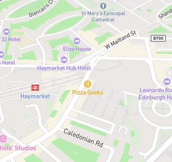 map for Chix Edinburgh