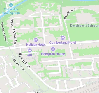 map for THE LODGE HOTEL