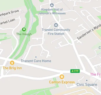 map for Tranent Care Home - HC-One