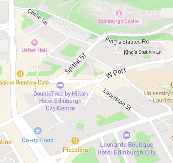 map for Braw Brunch