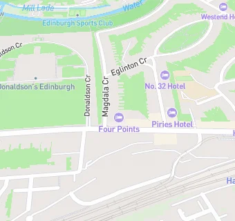 map for Four Points by Sheraton Edinburgh