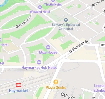 map for Hilton Grosvenor - Town house