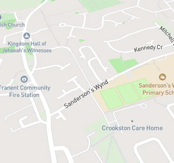 map for Crookston Care Facility/Tranent Day Centre Lunch Club