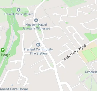 map for Tranent Parish Church Hall