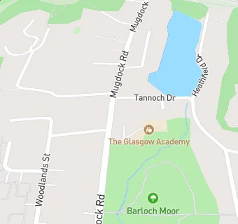 map for The Glasgow Academy