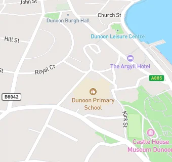 map for Dunoon Primary School