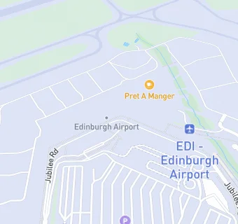 map for Krispy Kreme Edinburgh Airport