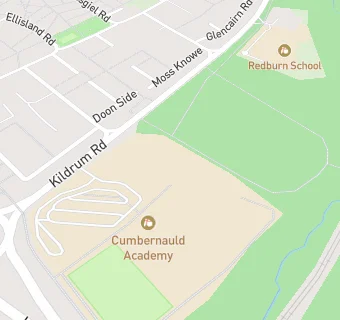 map for Cumbernauld Academy