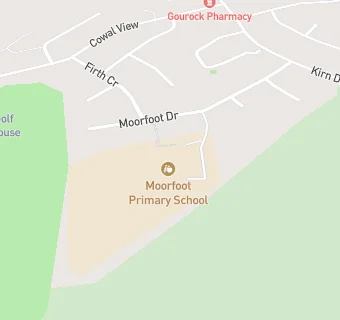 map for Moorfoot Primary School