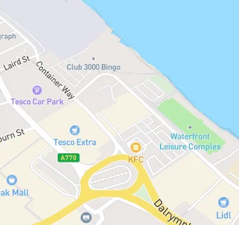 map for Taco Bell