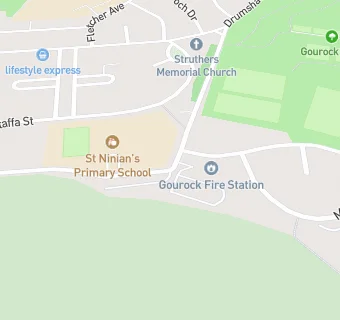 map for St Ninian's Primary School