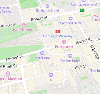 map for The Royal Edinburgh Military Tattoo