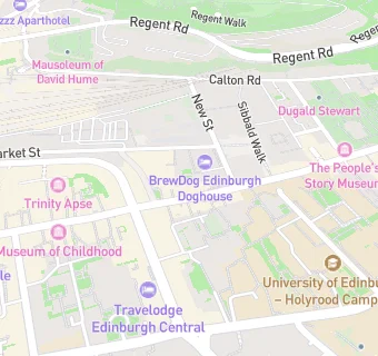 map for Luscious Edinburgh