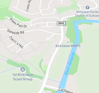 map for Kirkliston Orchard Nursery