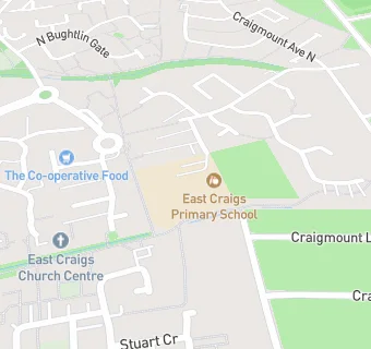 map for EAST CRAIGS PRIMARY SCHOOL